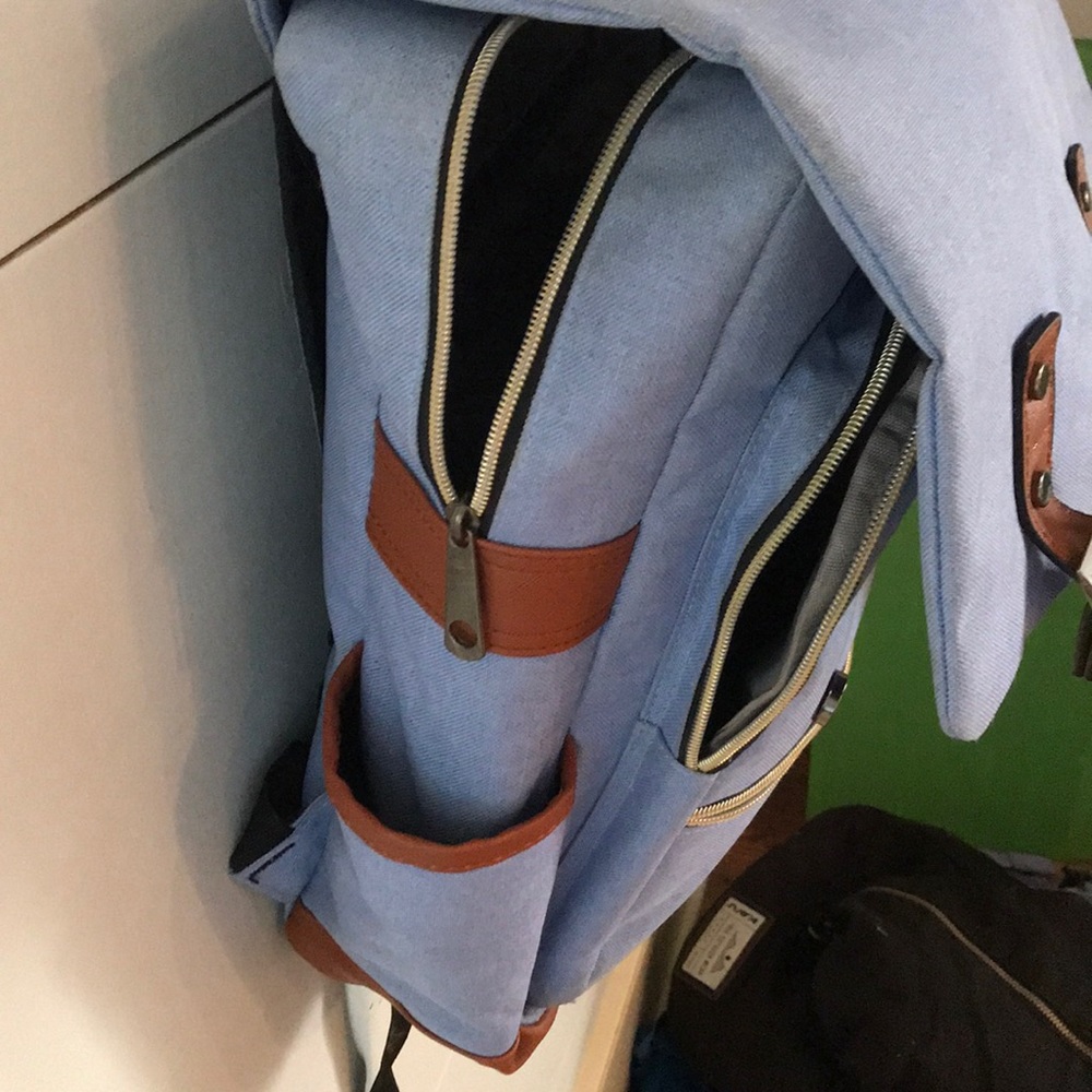 Light Blue Backpack - Picture 3 of 6